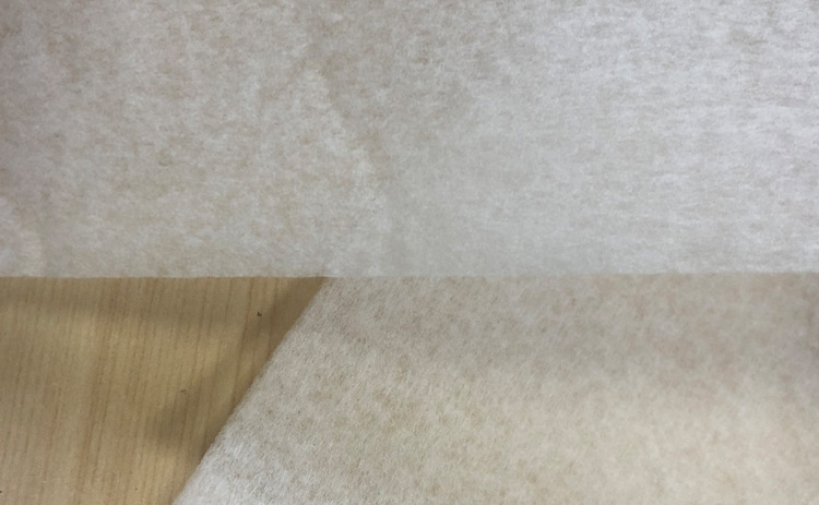 Hot air nonwoven fabric