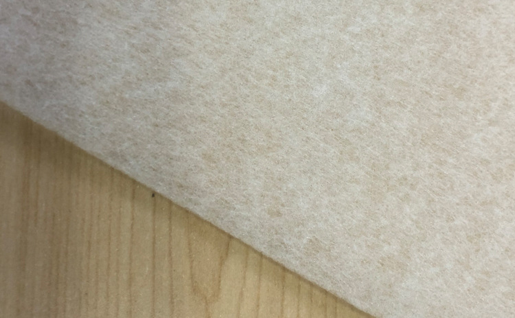 Hot air nonwoven fabric