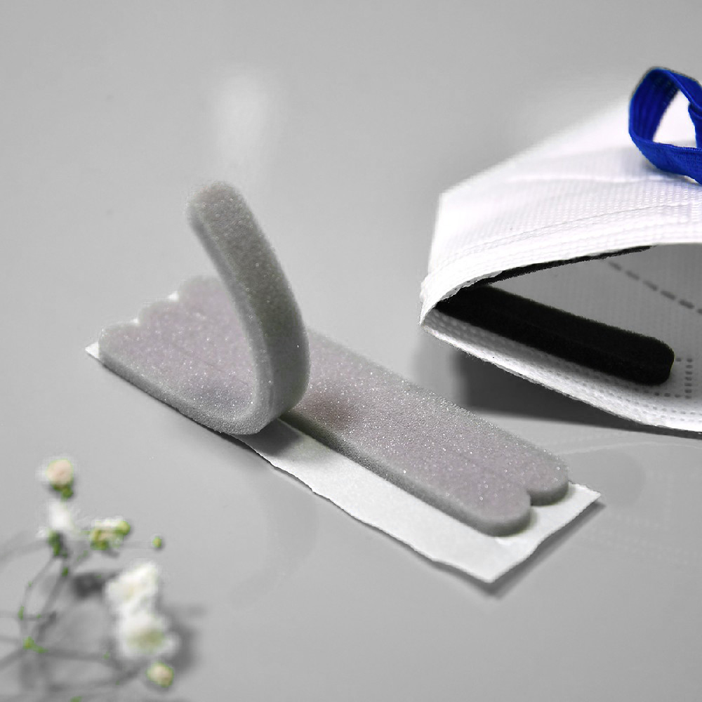 Round gray ordinary sponge strip